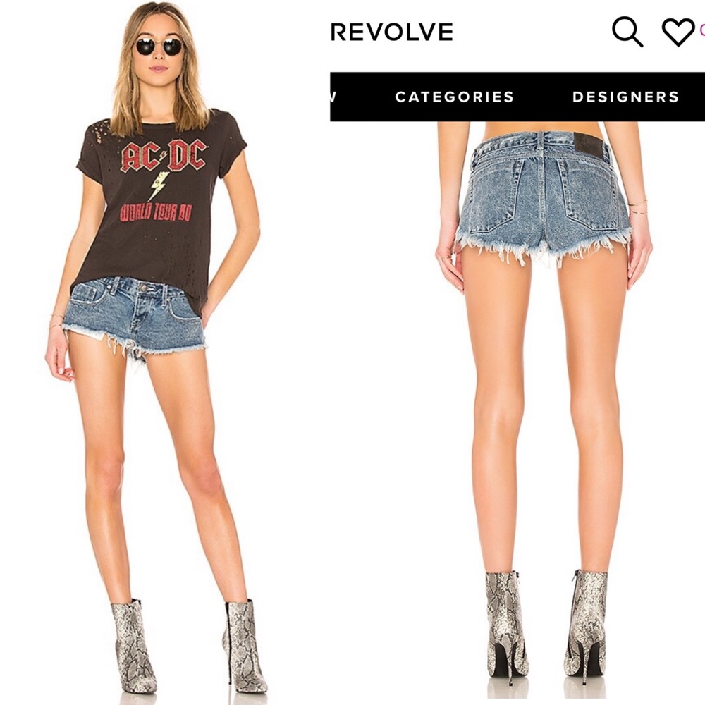 NWT ONE X ONETEASPOON Button Fly Bonita Shorts